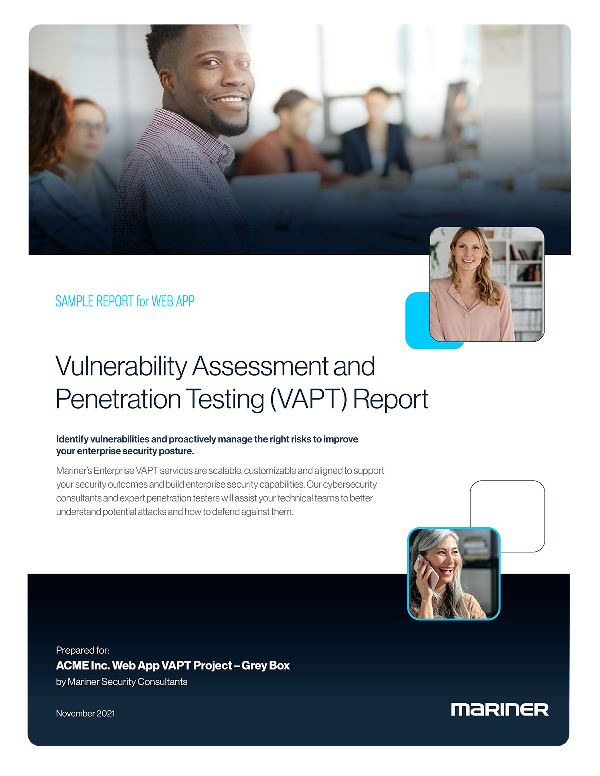 Mariner - Vulnerability Assessment and Penetration Testing Sample Report 2021 - Web App-Preview-1